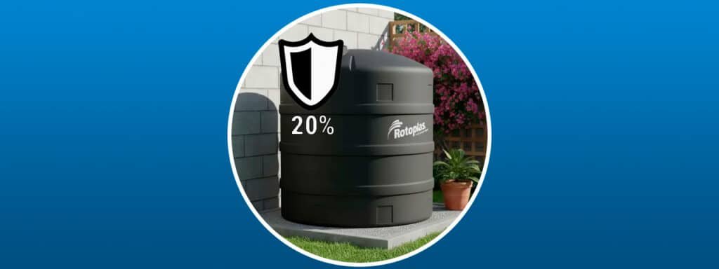 Tanque Rotoplas 20% VS 40% Reforzado